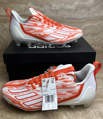 Adidas Adizero White Orange Football Cleats GZ6913 Men's 8-14 | eBay