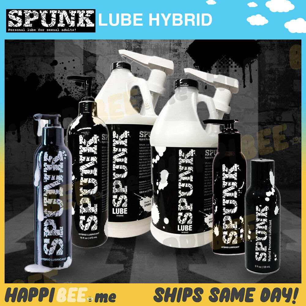 SPUNK Lube HYBRID Semen Silicone🍯Sperm Jizz Cum Splooge Water Sex Lubricant image