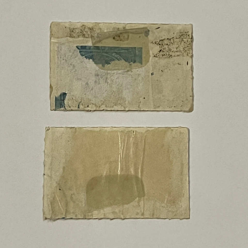 EARLY LOT OF 2 STATE OF GEORGIA CIGAR AND CIGARETTE TAX STAMPS PURPLE AND RED - Image 2 of 2