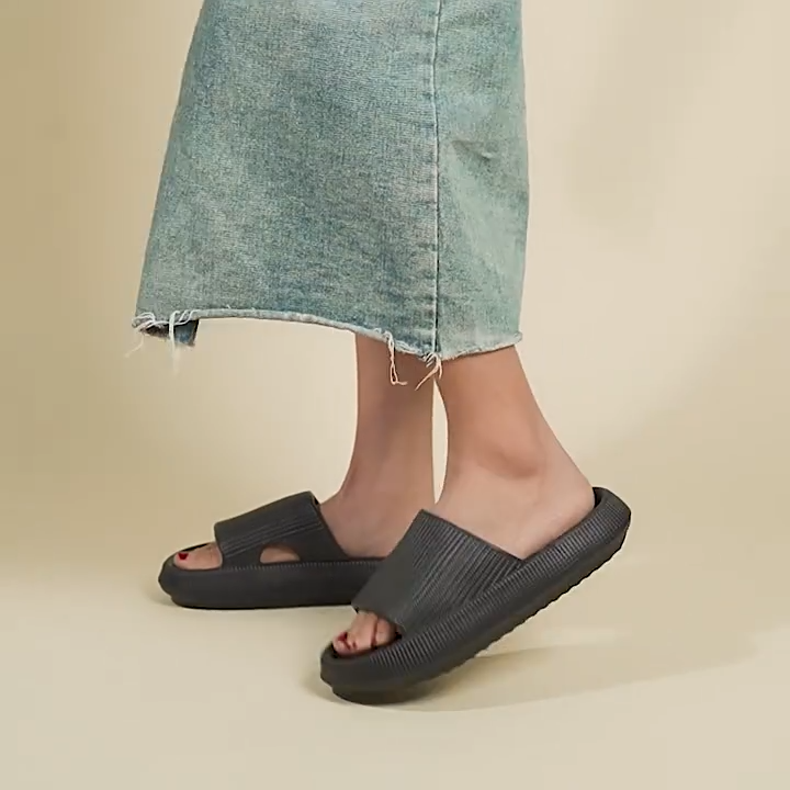 PANTOFOLA D’ORO FREISTERN Sandali Unisex Slides Comfort Suola Spessa Pantofole Sandali Cuscino