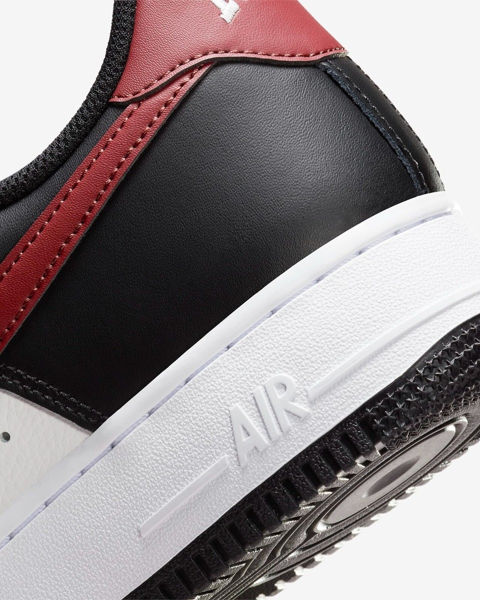 Nike Air Force 1 '07 Sneakers Shoes Black/Summit White/Red