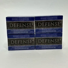 Defense Bar Soap 4 PACK 100% Natural & Herbal Grade Tea Tree Oil 4 oz