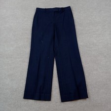 Brooks Brothers 346 Dress Pants Womens Size 6 31x28 Blue Straight Leg Stretch