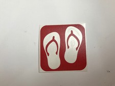Beach Sandals Glitter Tattoo Stencil Pack