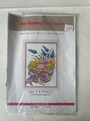 Joy Sunday Kreuzstich-Set - Ostereier (2) J224