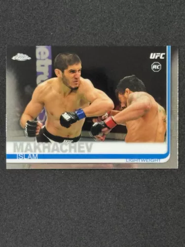 2019 Topps Chrome UFC Islam Makhachev #92 Rookie RC