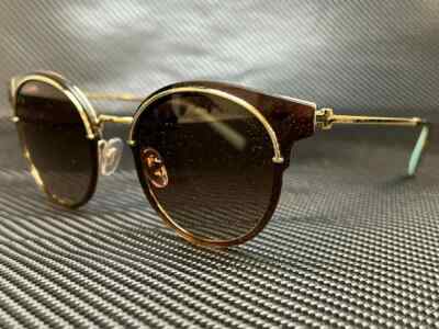 Tiffany & Co. TF3061 Women\'s Pale Gold Metal Frame Sunglasses W/Case and Box TIFFANY & CO New Sunglasses Pale Gold Brown Gradient TF3061  main image 3