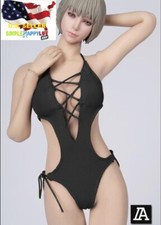 1/6 Female black swimming suit for phicen hot toys 12" figure tbleague  USA  