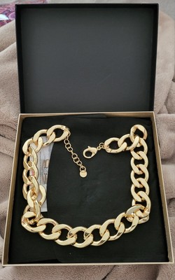 DA-Collier-Gelbvergoldet ca. 46cm + 5cm - Jewelry Art -Claris Vienna-Neuw.-  