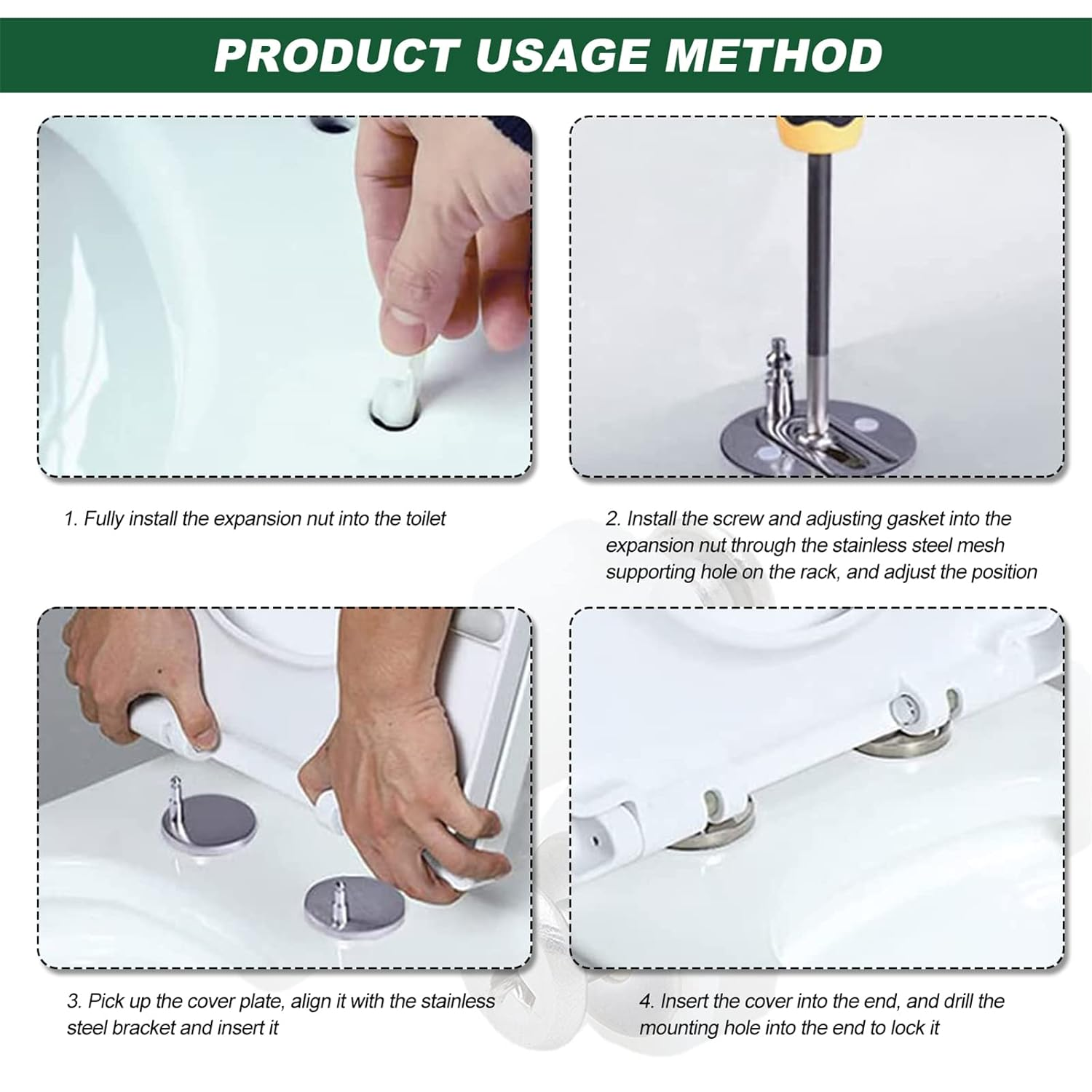 Wc Sitz Befestigung Von Oben Oder Unten WC Sitz Befestigung Von Oben 8 Stk Toilettensitz Behoben Wc-Sitz Deckel