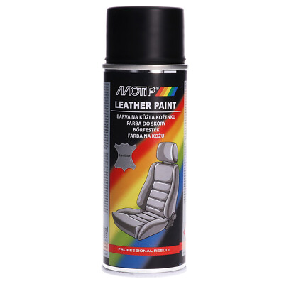 MOTIP Vinyl-Spray Lederreiniger Pflege für Autositze Spray Schwarz, Beige, Grau