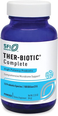Klaire Labs SFI Health Ther-Biotic Complete Probiotic - 100 Billion CFU, 64g