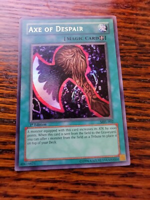 Yugioh Axe of Despair Ultra Rare MRL-002 1st Edition LP! | eBay