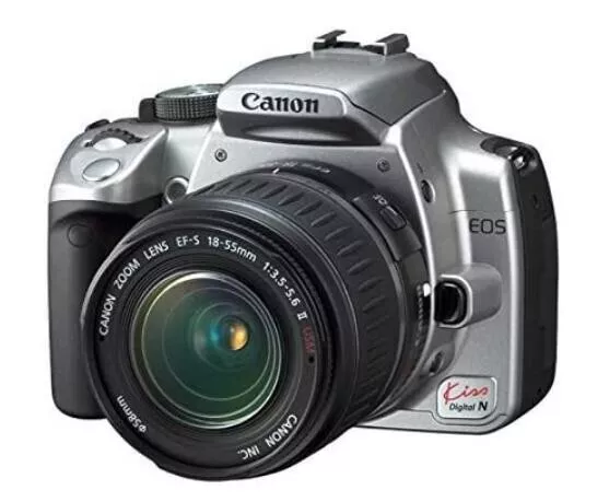 Canon EOS KISS Digital N Silver Body | eBay