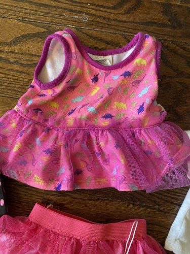 Build a Bear clothing lot girl party dress skirts butterfly top Outfits Nice - Picture 3 of 7