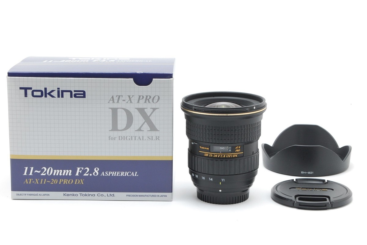 Tokina Nikon用 AT-X PRO DX 11-20mm F2.8 トキナー、全域F2.8で