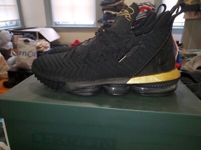 Size 12 - Nike LeBron 16 xvi I'm King 2018 black metalic gold | eBay