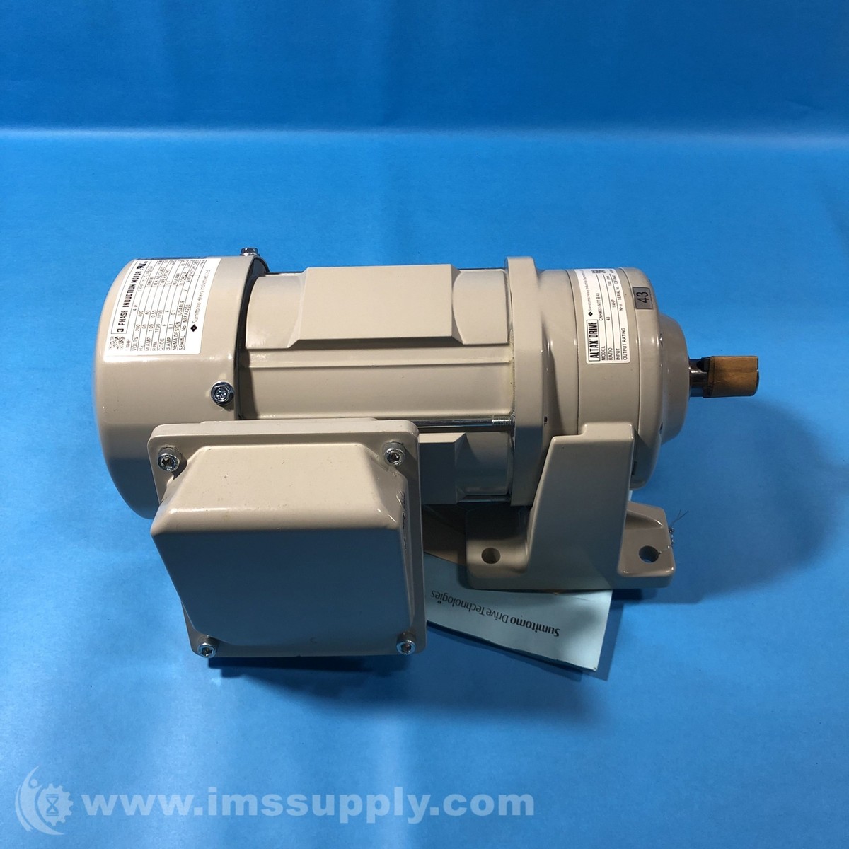 Sumitomo CNHM02-5077-B-43 ALTAX Drive Gearmotor FNIP | eBay Sumitomo CNHM02-5077-B-43 ALTAX Drive Gearmotor FNIP | eBay