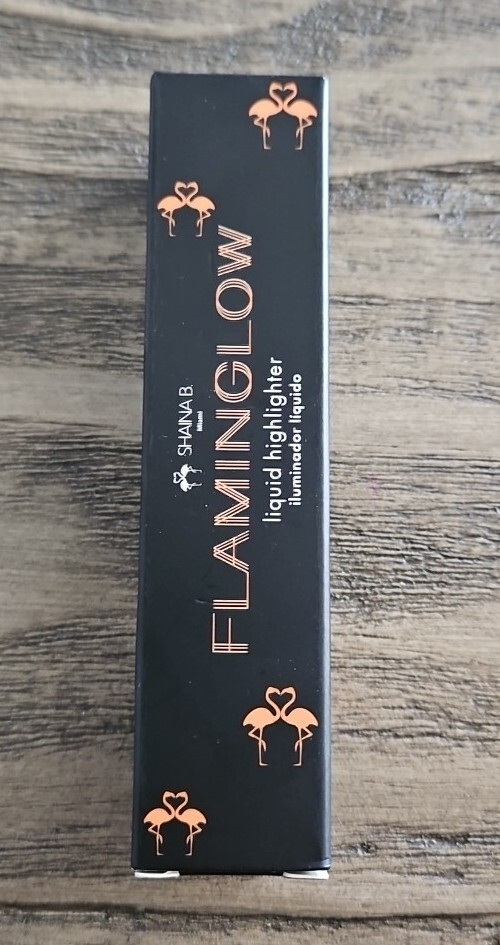 Set Of 2 SHAINA B MIAMI Flaminglow Liquid Highlighter in Nude Beach NEW IN BOX