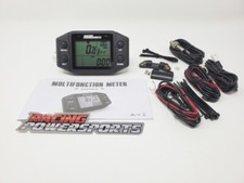 Racingpowersports Multifunction Digital Hour Meter Tachometer
