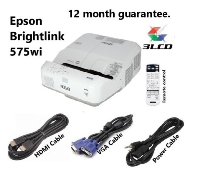 Epson BrightLink 575wi 3LCD Interactive Projector Ultra Short Throw/Bundle