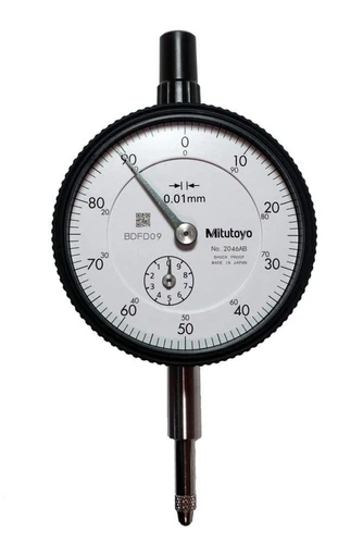 Mitutoyo Dial Gauge 10mm Range, Continuous Scale, Stainless Steel, New