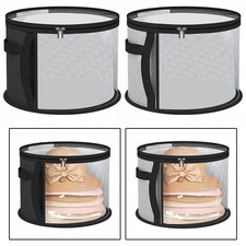 Round Brim Hat Storage Bag Lightweight Travel Organizer for Hats and More
