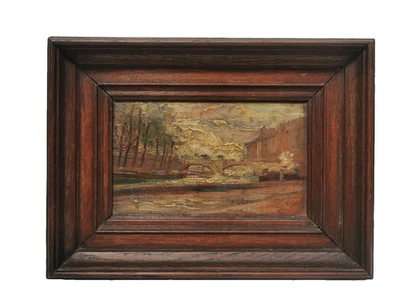 Ancien Tableau / Huile sur bois . les Quais de Seine , PARIS - Photo 1/4