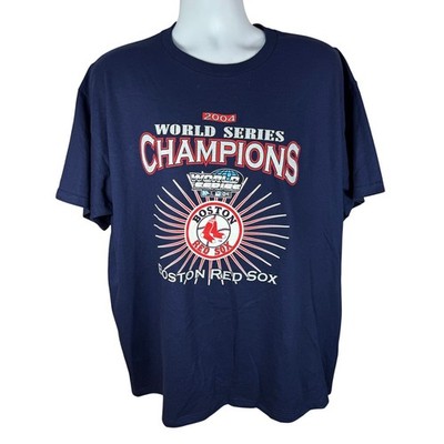 VINTAGE 2004 Boston Red Sox World Series Champions Shirt XL