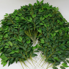 84PCS Italian Ruscus Greenery Stems for Wedding Decor  Home Centerpieces