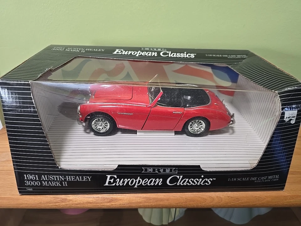 Ertl European Classics 1961 Austin Healey 3000 II 1:18 Scale Diecast Model Car - Image 2 of 4