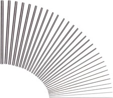 Stainless Steel Mandrels 30Pc Jewelry Wire Wrapping - Silver 30 Pack