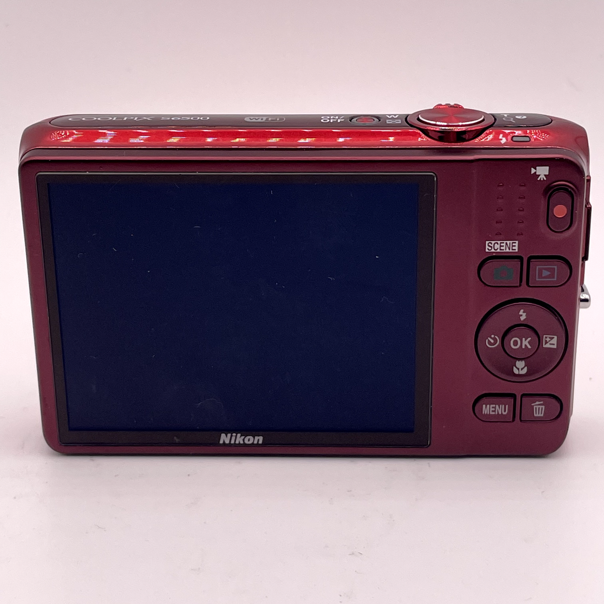 Nikon COOLPIX S6500 16MP Digital Camera – Red – Does Not Turn On
