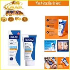 Maximum Strength Benzoyl Peroxide Acne Foaming Wash 5.5 Oz Face  Body Clearer