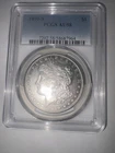1890-S $1 Morgan Silver Dollar PCGS AU58