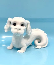 Falkor 3D Printed NeverEnding Story Luck Dragon 3" Long Friendly Toy Figure