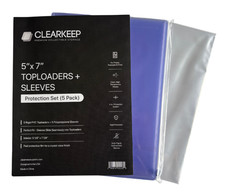 5x7 Toploaders  Soft Sleeves   5 Rigid Holders  5 Photo Protector Sleeves