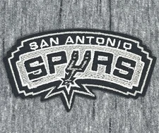 SAN ANTONIO SPURS  EMBROIDERED PATCH  1.5” X 3” MULTI SHIPPING OPTIONS