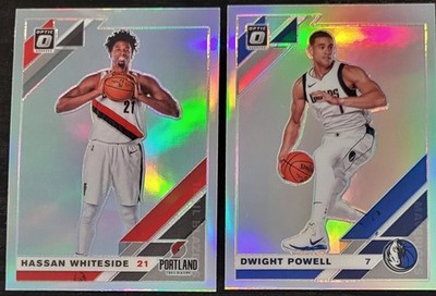 2) 2019-20 Panini Donruss OPTIC Whiteside Dwight Powell Silver PRIZM $1.79 SHIP