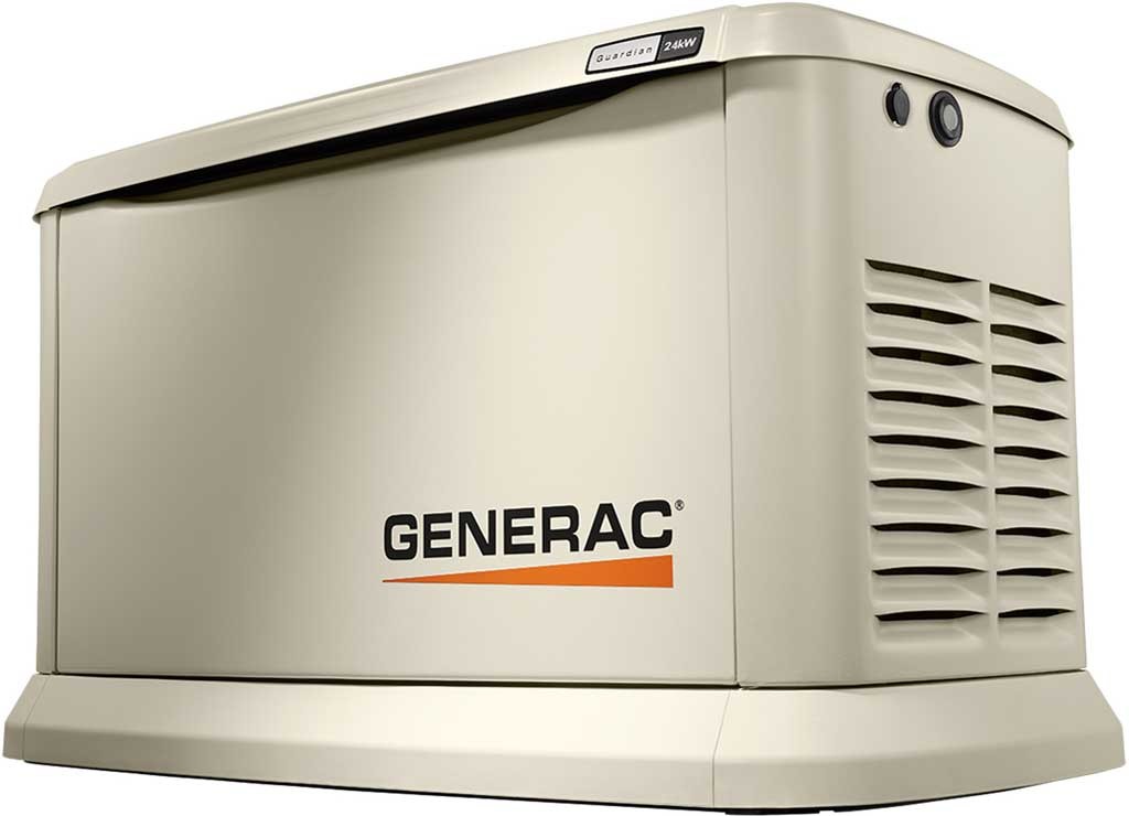 Generac 7210 24kW Standby Generator w/ Whole House Switch & WiFi Enabled