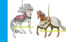 PAINTED PONIES-CHRISTMAS WONDER CHRISTMAS PAST Pair of 2 Ornaments - COUPON