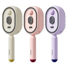 Electric Spray Air Cushion Massage Comb, Rechargeable Mist Hair Brush Easy-Clean