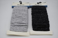2 Dearfoams Womens Soft Vintage Heather Leg Warmers Legwarmers ONE SIZE FIT MOST