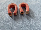 Vintage salt and pepper shakers pink horseshoes — photo 3