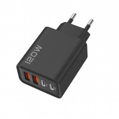 120 Watt fast charger for Iphone and Android, USB C, USB
