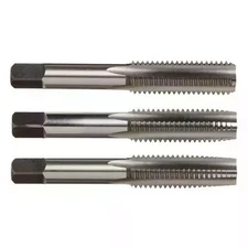 BSF Threading Hand Taps Set Of 3 Pcs 5/8" BSF 14 TPI