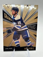 2020-21 Upper Deck Allure Liam Foudy #GE-5 Grand Entrance Columbus Blue Jackets