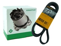 Conti Keilrippenriemen INA Wasserpumpe Ford VW 2.8 2.9 VR6 / AAA ABV AMY AMV AXK