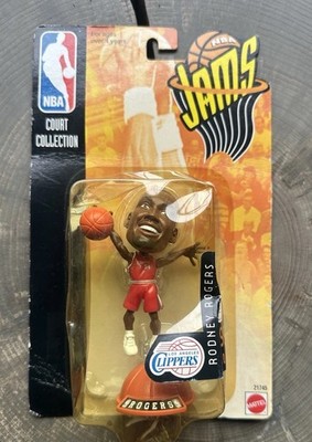 Vintage Mattel Toys NBA Jams 1998-1999 Rodney Rogers Los Angeles LA Clippers New