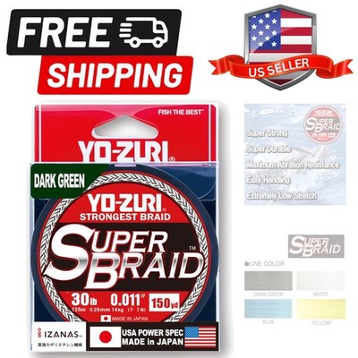 SuperBraid Dark Green 150 Yards Superbraid Fishing Line